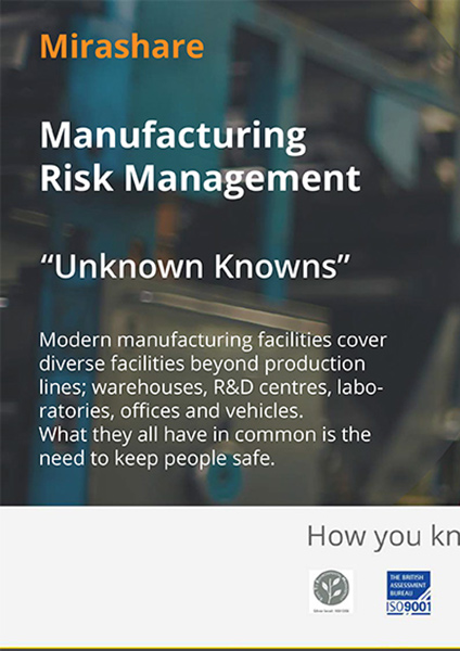 Health and Safety Software for Manufacturing